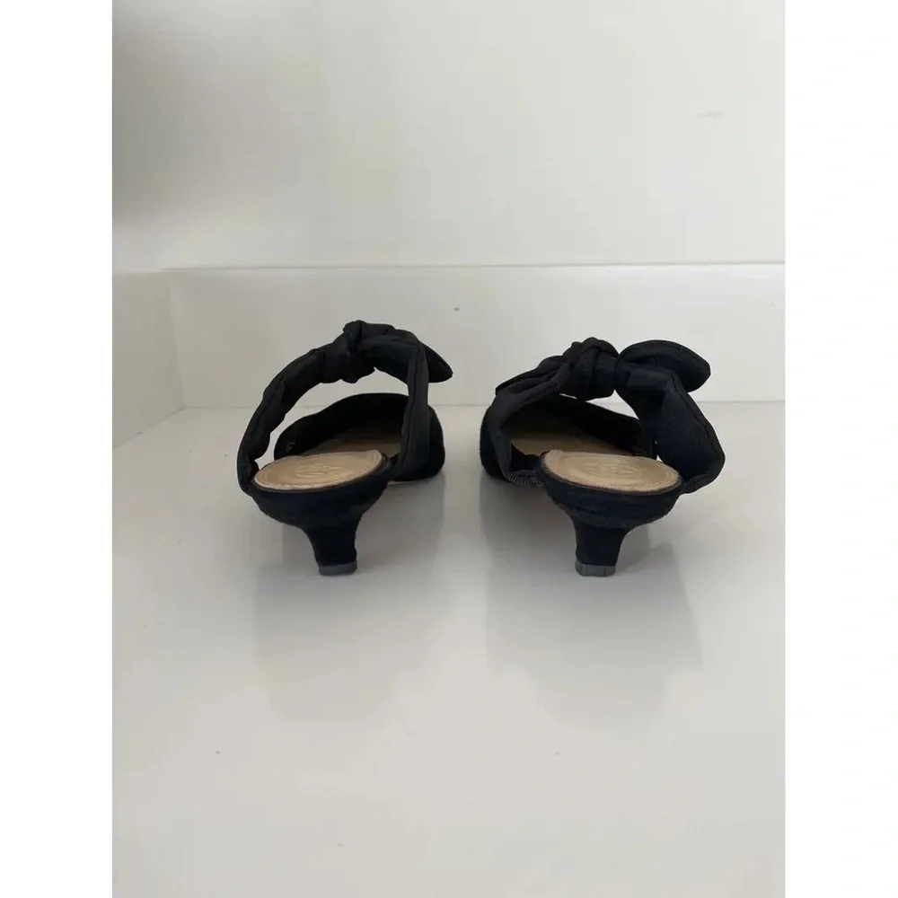 The Row Black Heels with Bow Detail - Picture 3 of 7